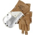 Fluzguard Premium Cowhide Stick Welding Gloves - Shield Snap On 580